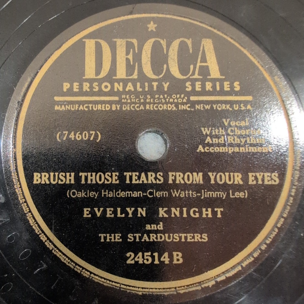 Evelyn Knight A Little Bird Told Me Decca 24514 78 RPM Shellac Record‎ 1948 VG - Picture 2 of 4